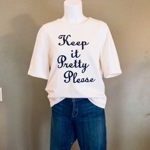 Draper James Graphic Sweatshirt sz M